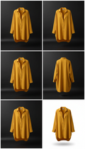 Sobrecamisa oversize amarillo señal