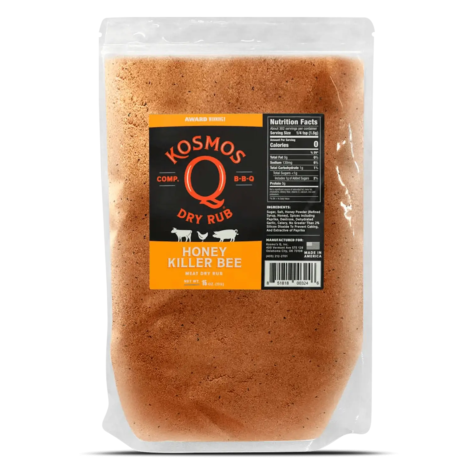 Kosmos Killer Bee Seasoning - 1lb